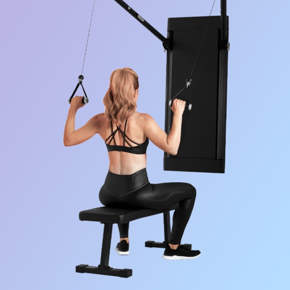 Seated lat pulldown 